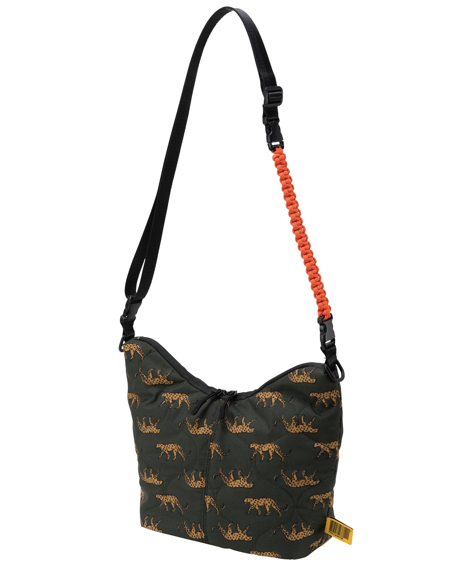 

2WAY HANDLE PADDED BAG MINI Waterproof Water repellent Unisex Unisex Shoulder bag Handbag 2way Quilted Stylish Cute Casual Simple Leopard [Kiu] Men s