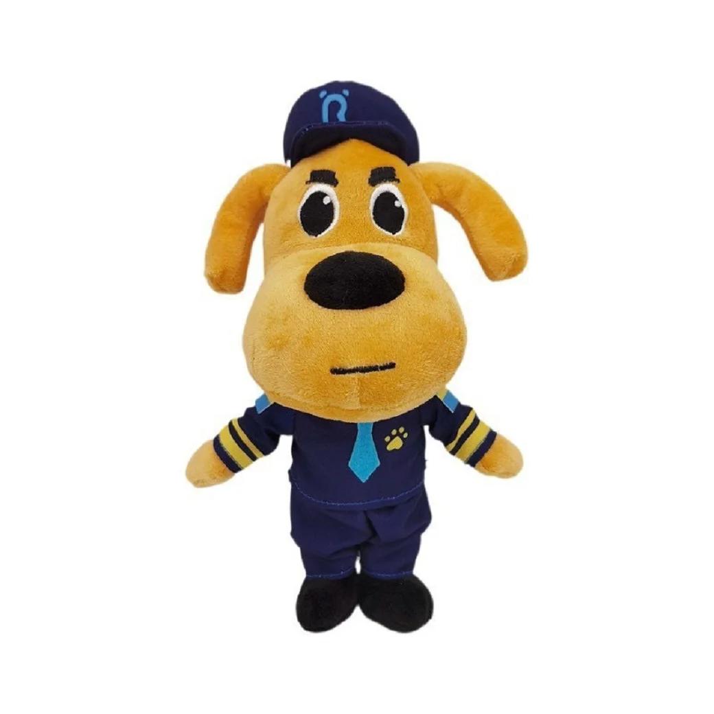 Nieuwe Sheriff Labrador Hond Pluche Speelgoed Veiligheid Sergeant Labrador Wolfshond Cartoon Pop Jongens Meisjes Zacht Knuffels Kinderen Cadeau