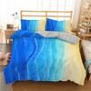 Seaside Beach 3D Duvet Cover Bedding Set Comforter Linen Pillowcases Quilt Cover Home Decor Single Double Twin King Queen