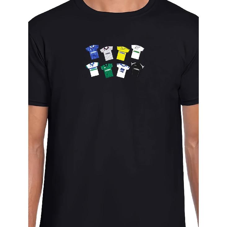 New Fashion Brand Clothing Design O-Neck Tranmere Rovers Retro Kits Adult Unisex Black T-Shirt Tshirt Tee Great Gift for Tranmere Fans Choice Of S чёрный