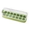 Ice Cubes Stencils Box Easy Release Mini Ice Cubes Tray with Removable Cover Stackable Spill Resistant Ice Cubes Stencils Box