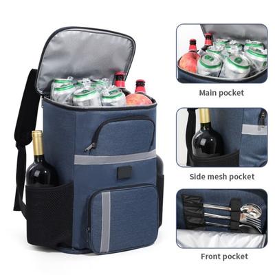 Backpack Cooler Waterproof Insulated Rucksack Leak Proof Can Cooler Backpack Holding 45 Cans for Camping Beach Fishing Picnic Travel