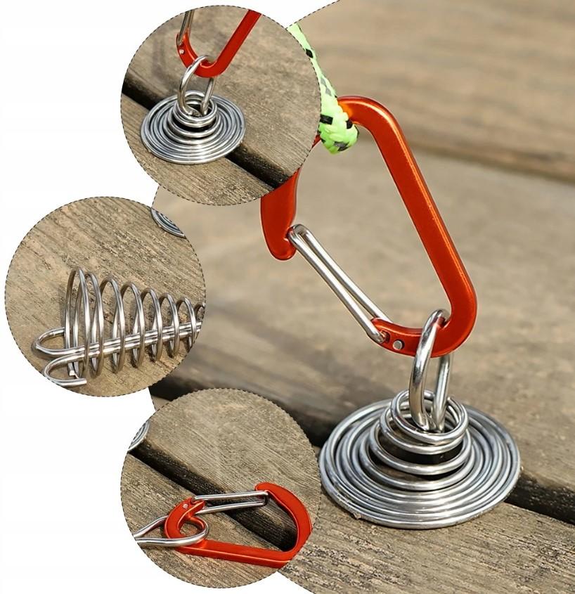 4x HOOK FOR BOARDS FOR Tent Camping Anchor