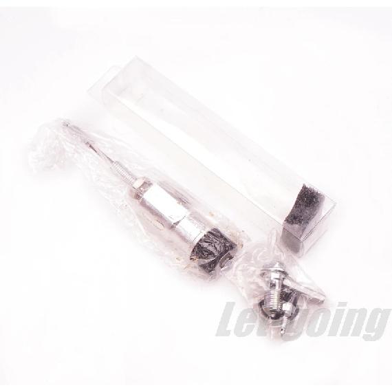 Fireyouracing Motorcycle Performance Hydraulic Brake Clutch Master Cylinder Rod system Efficient Transfer Foot Pump Adustable серебряный