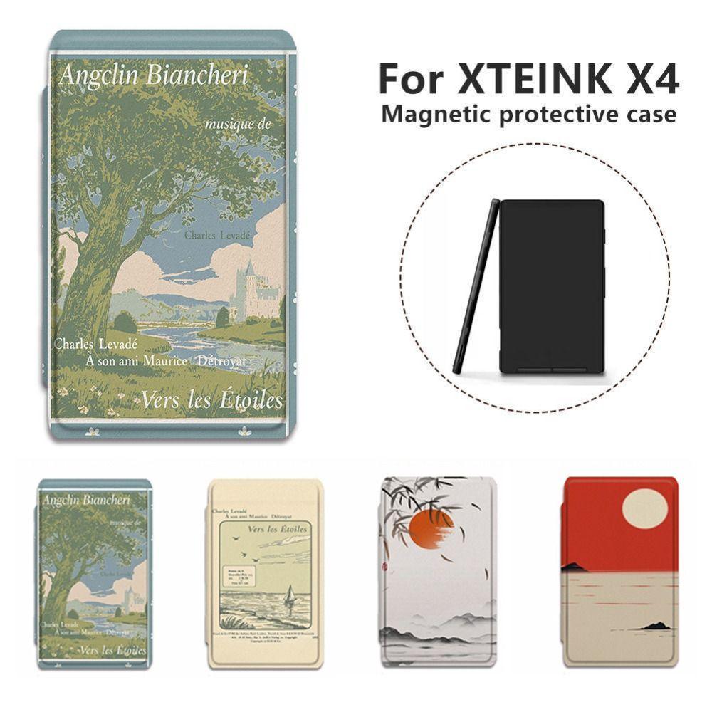 Shockproof Magnetic Case Japanese Style Folio Shell High Quality Protective Cover for XTEINK X4/X3