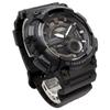 [Casio] Casio World Time Analog-Digital Quartz Watch AEQ-110W-1BV Men's Black Reverse LCD Black