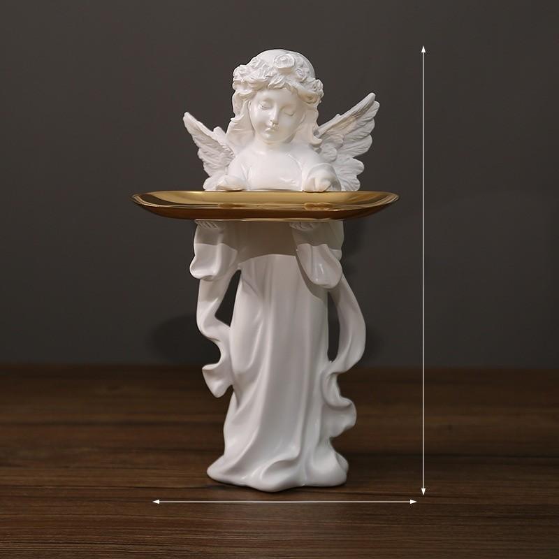 

Поднос в европейском стиле «Ангел», изделие из смолы, держатель для ключей, органайзер для ювелирных изделий, украшение
