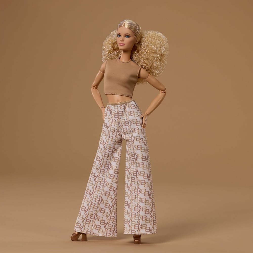 Barbie Basics Model 07 Signature Doll with Long Curly Hair and Articulated Body for Collectors Ages 6 and Up