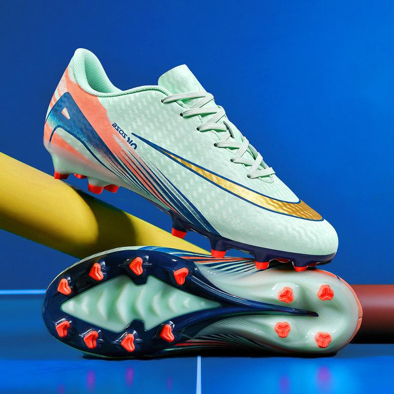 Football shoes new outdoor sports AG long nails TF broken nails competition training grass football shoes factory 2025