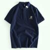 Original Order Withdraw from Cupboard Tail Goods Summer Lapel Embroidered Cotton Half Sleeve T-shirt Men's Business Casual Short sleeve Polo Shirt