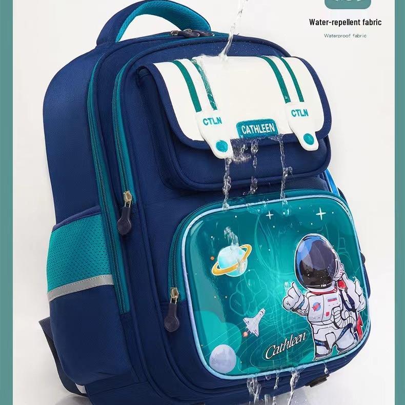 2025 Ryggradsskyddande, Hållbar Tecknad Ryggsäck för Årskurs 3-6 Pojkar och Flickor