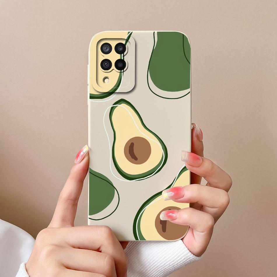 Case For Samsung Galaxy A12 M12 F12 Bear Soft Liquid Silicone Full Coverage Anti Choc Phone Bumper For SamsungA12 A M F 12 Funda