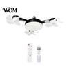 Smart Home Ceiling Fan 3/4/5 Blade with Light & Remote Control, 2-in-1 Silent LED Drone Foldable Blades, 3-Speed Dimmable E27 Socket for Bedroom