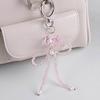 Fashionable Bowtie Charm Stylish Bowknot Shaped Keychain Bag Ornament Butterfly Knot Jewelry for Purses and Accessories