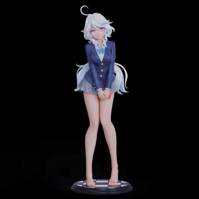 26cm Anime Furina Figuren PVC Statue Sammlung Modell Schreibtischornament Raum Schreibtischdekoration Für Anime-Sammler Geschenk