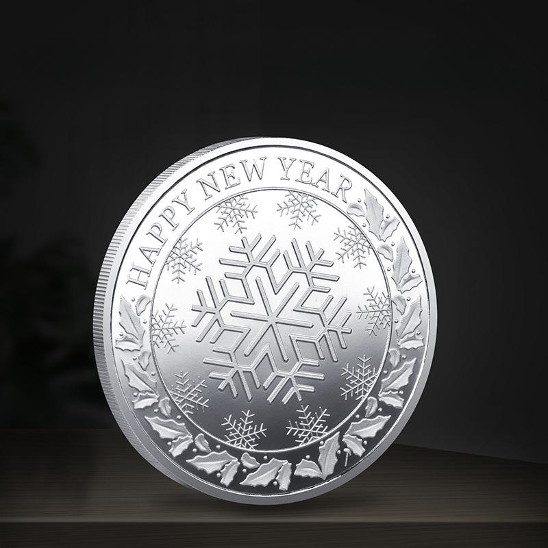 Weihnachtsmann Rentier Gedenkmünze Frohe Weihnachten Goldmünze Kinder;s Neujahrsgeschenk Weihnachten Neujahrsgeschenk