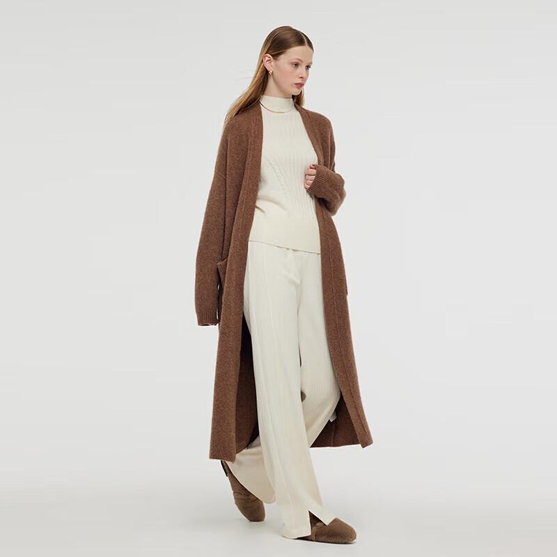 GOELIA Unisex Yak Wool Bouclé Cardigan