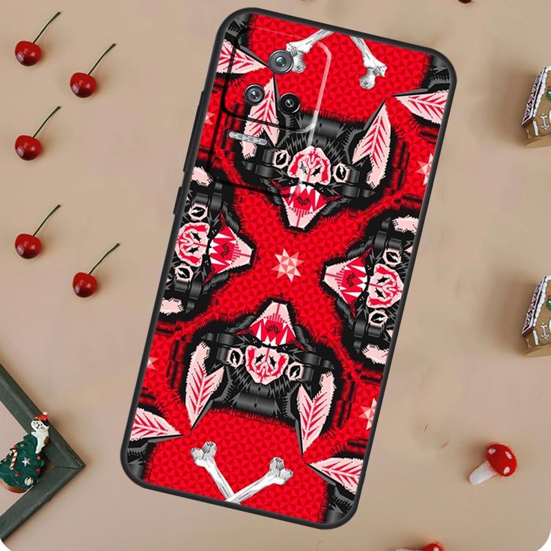 Halloween Bat Case For Xiaomi 17 Pro Max 13 14 15 Ultra 14T 15T Pro POCO F7 F5 F6 X3 X5 X6 X7 Pro Cover