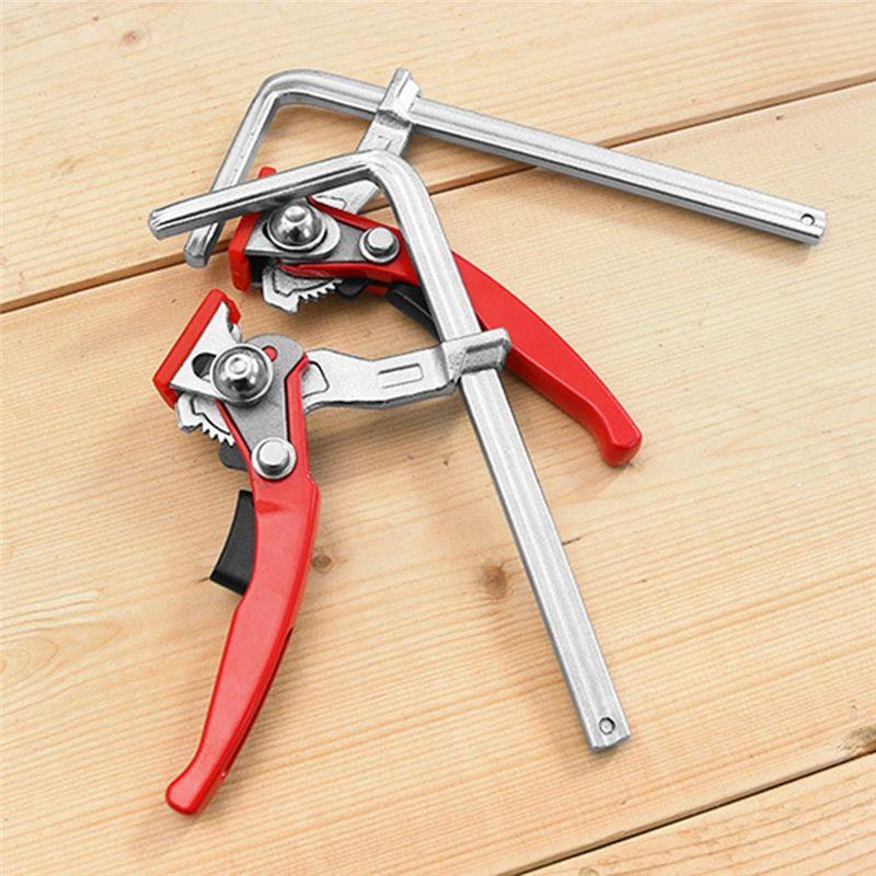 AEE4-Quick Ratchet Track Clamps Woodworking Track Clamps For Sanding, Cutting Ratchet Track Clamp