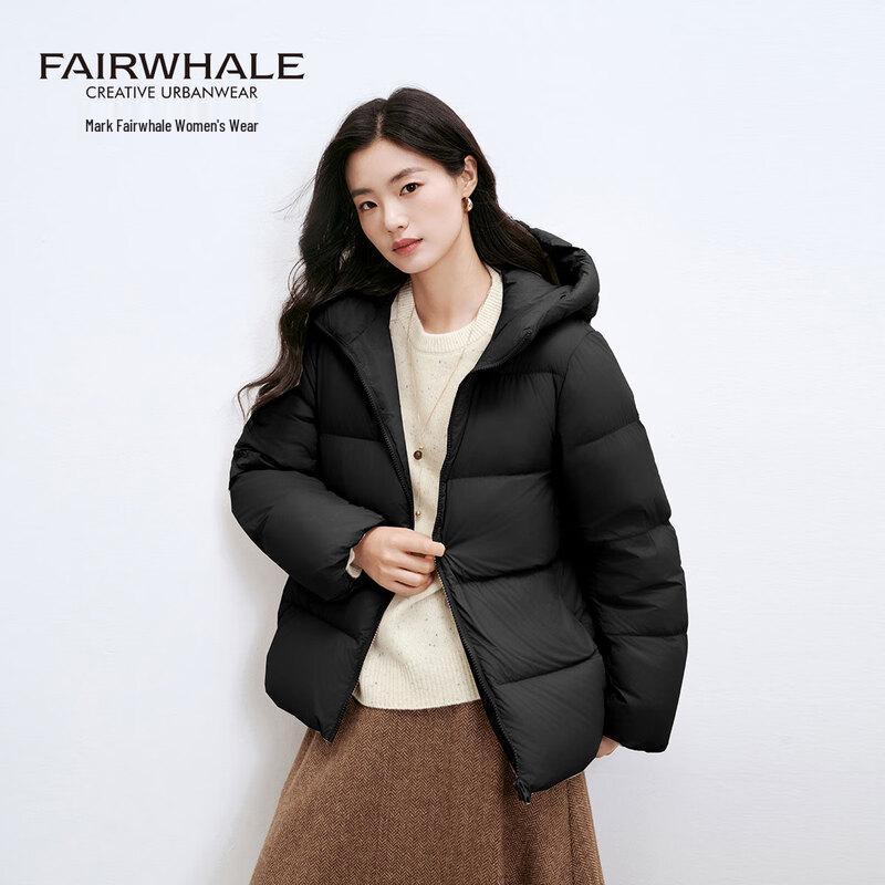 

Mark Fairwhale Women s Hooded Short Puffer Down Jacket L