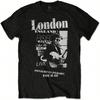 T-shirt in Cotone Scraps Unisex per Adulti Bob Dylan (S) (Nero)