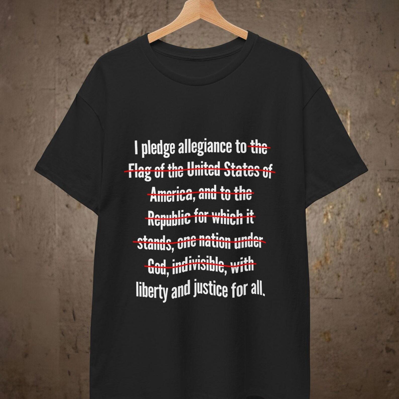 Liberty And Justice For All T shirt M