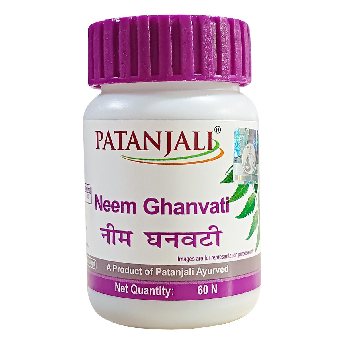 

Patanjali Neem Ghan Vati, Neem ghan vati