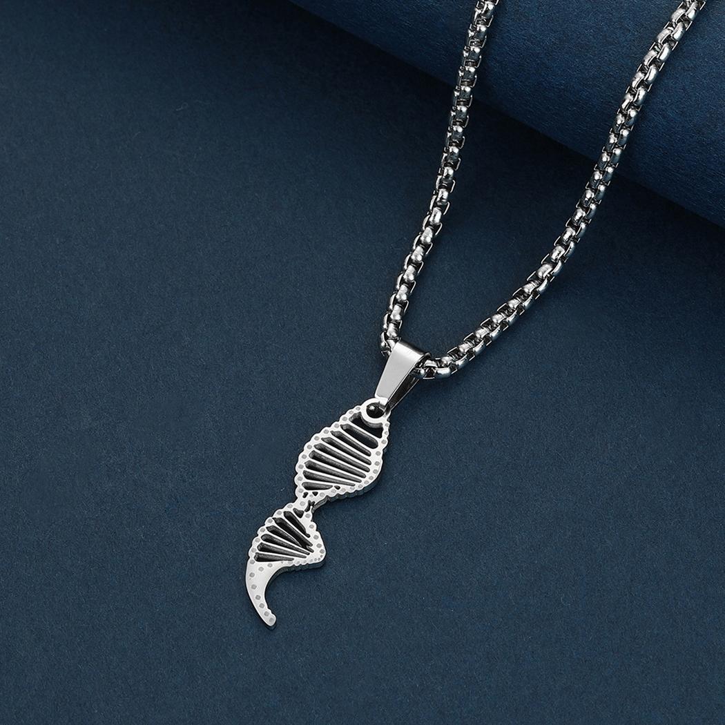 Kinitial DNA ADN Pendant Necklace DNA ADN Pendant Necklace DNA ADN Pendant Necklace
