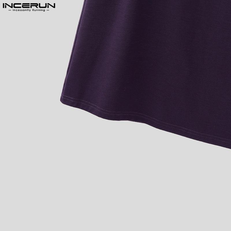 INCERUN Summer Men O Neck Tassel Sleeveless Casual Loose Tank Tops