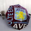 Printed Aston Villa FC logo Folding Umbrella,Outdoor,Leisure,And Travel Umbrella,Durable Umbrella Fabric,Birthday And Holiday Gift