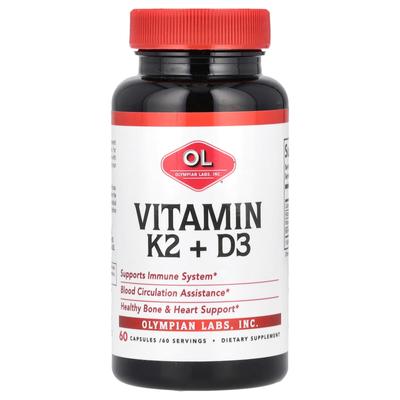 Vitamin K2 & D3, 60 Capsules