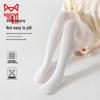Girls' Summer Jacquard Mesh Dance Pantyhose
