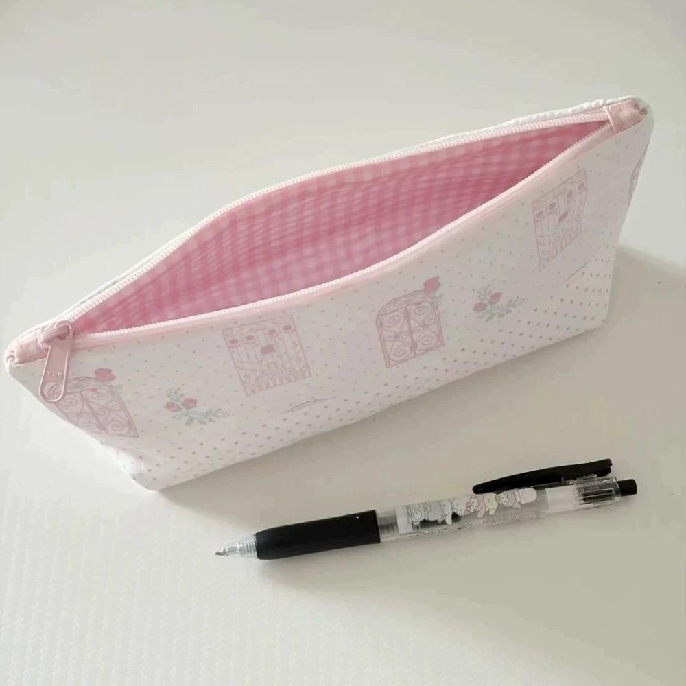 Large Capacity Pencil Case Polka Dot Stationery Bag New Pen Pouch  For Students