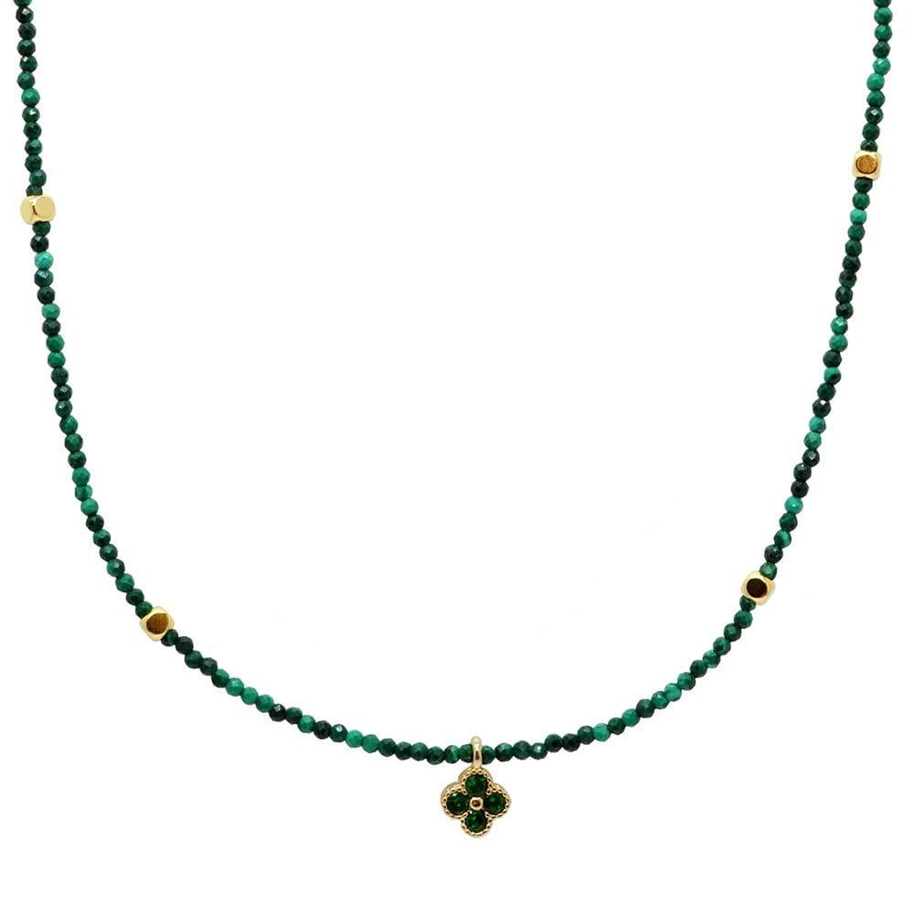 Malachite Gemstone Necklace