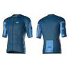 Lampaida Men's Aurora Short Sleeve Cycling Jersey - Tight-Fit Summer Road Bike Top.