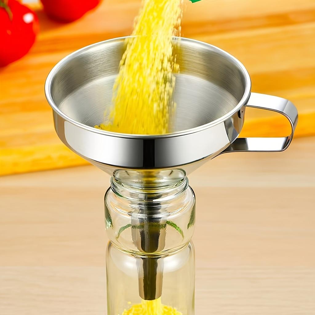 304 Stainless Steel Funnel, Large Diameter Kitchen Oil Leakage, Filter Screen, Spoon Leakage Eid Al-Adha Mubarak