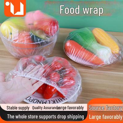 Elastic Shower Cap-Style Fresh-Keeping Film Bag for Food Storage