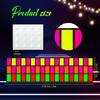 Mixweer 1 Pcs 118 x 39 Inch Disposable Neon Dance Floor 80s 90s Party Decorations DIY Plastic Dance Floor Neon Carpet Runner for Outdoor Birthday
