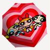 1PC Warner Powerpuff Girls Automatic Open/Close Umbrella with Windproof, 73-Rib Sturdy Canopy, Durable Ribs1290A