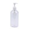 500Ml Refillable Pump Bottles Clear White Plastic Liquid Dispensing Bottle For Lotion Shampoo Soap Body Wash Travel Use