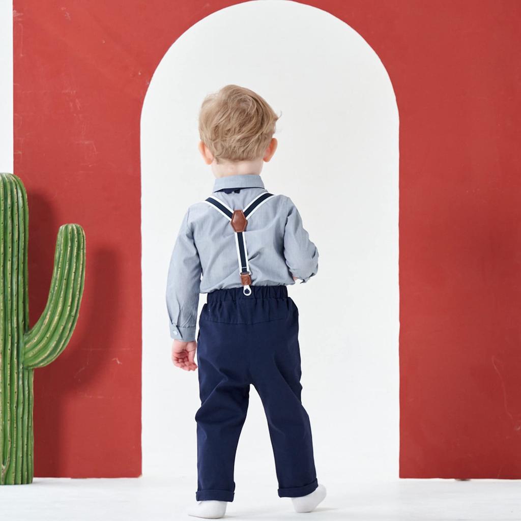 Famuka Formální Dětské Formální Obsahuje a Mašli Vhodné pro a Mateřskou Školu Vstupní Slavnosti Velikost Dětské Oblečení, Pánský Oblek, Chlapecký Západní Styl