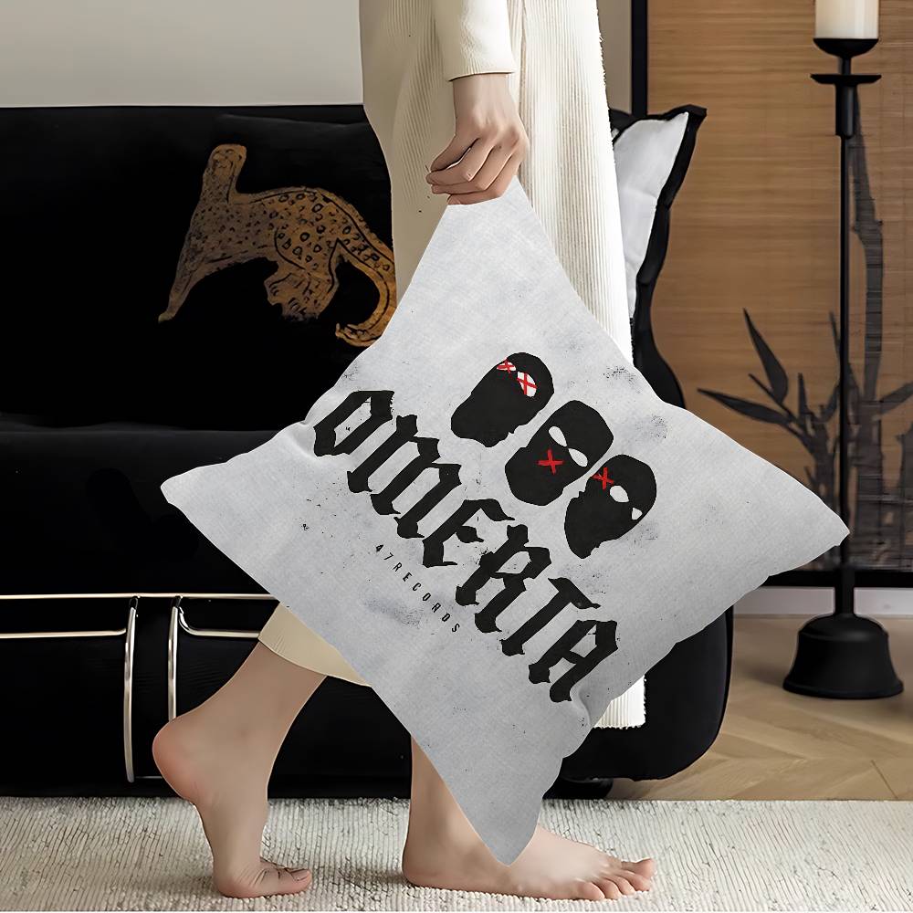 Singer O-Omerta 47 R-Records Cushion Cover Pillow Cover Decor Pillowcase Printed Cushion Case For Couch