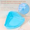 Yousheng Small Pet Toilet High Fence Detachable Hollow Platform Easy Cleaning Rabbit Litter Pan Animal Potty Trainer Bunnies Corner Toilet Box Ferret