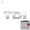 DIY TDI Emblem Badge 3D Auto Decal Trunk Lid  Car Sticker Vehicle Tailgate