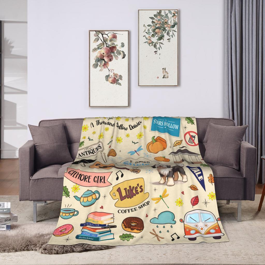 Gilmore Girls Decke Flanell Winter Multifunktionale Leichte Dünne Überwurfdecke für Sofa Schlafzimmer Teppichstück