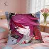 Rosaria Genshin Game Cushion Cover Short Plush Pillow Case Room Sofa Cushion Covers Home Decor Funda