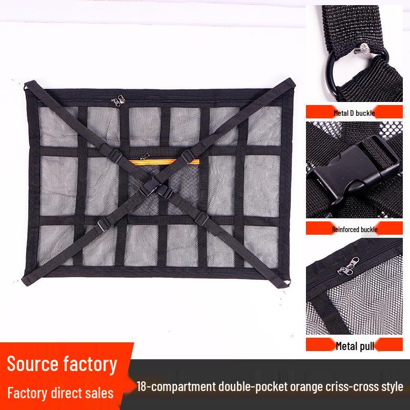 Car Roof Luggage Organizer Net Pocket Hanging Storage Bag