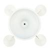 White Pillar Candle Holder Cast Iron Candlestick Holder Decorative Candle Stand  Dining Table