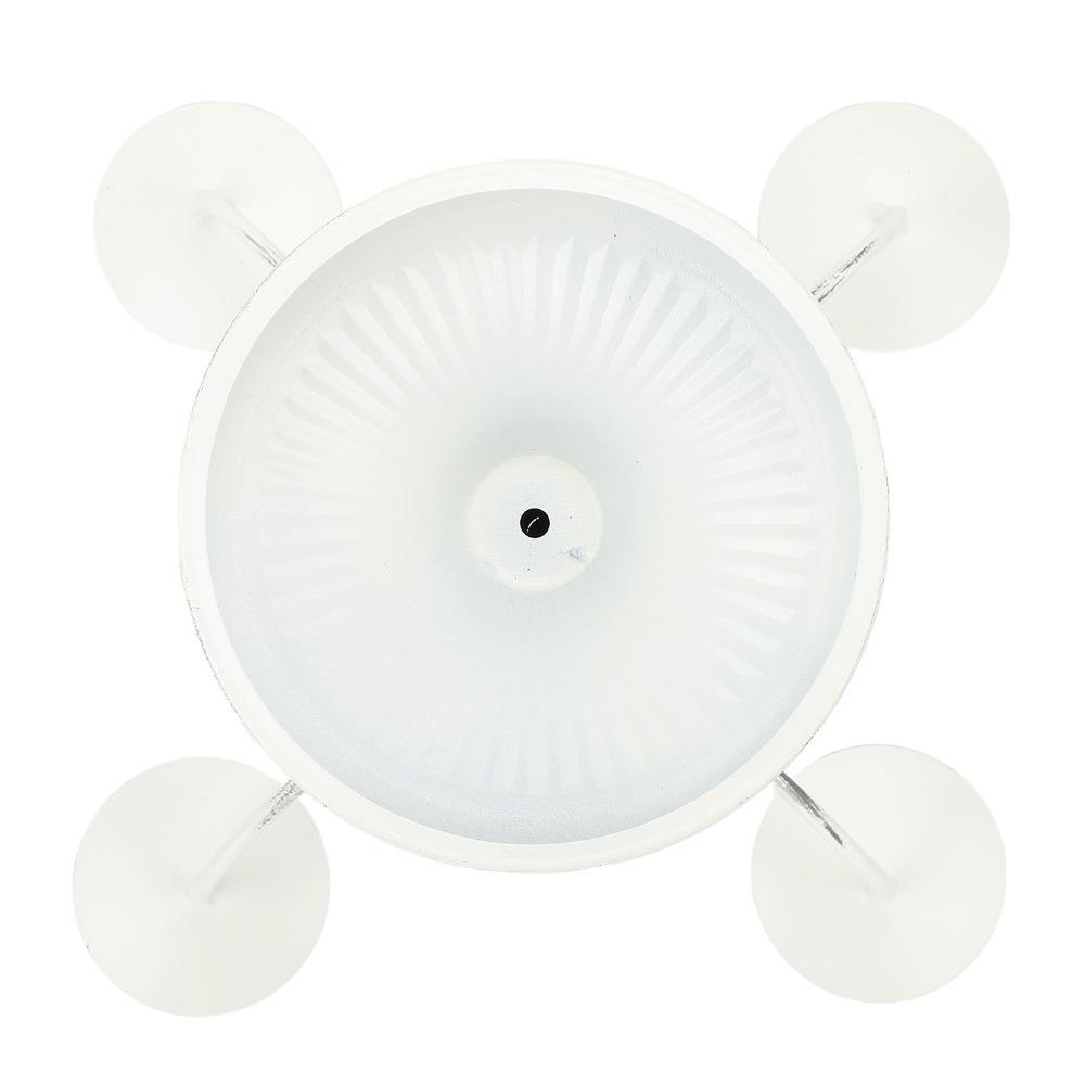 White Pillar Candle Holder Cast Iron Candlestick Holder Decorative Candle Stand  Dining Table