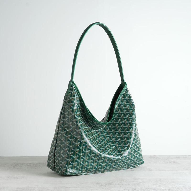 2025 new first-layer cowhide wax thread Goya hobo shoulder underarm bag mother and child bag genuine leather large-capacity tote bag